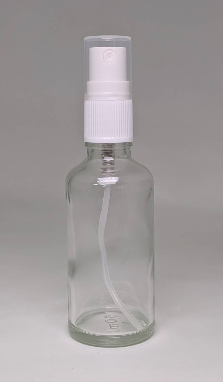 50ml喷雾波士顿透明玻璃空瓶
