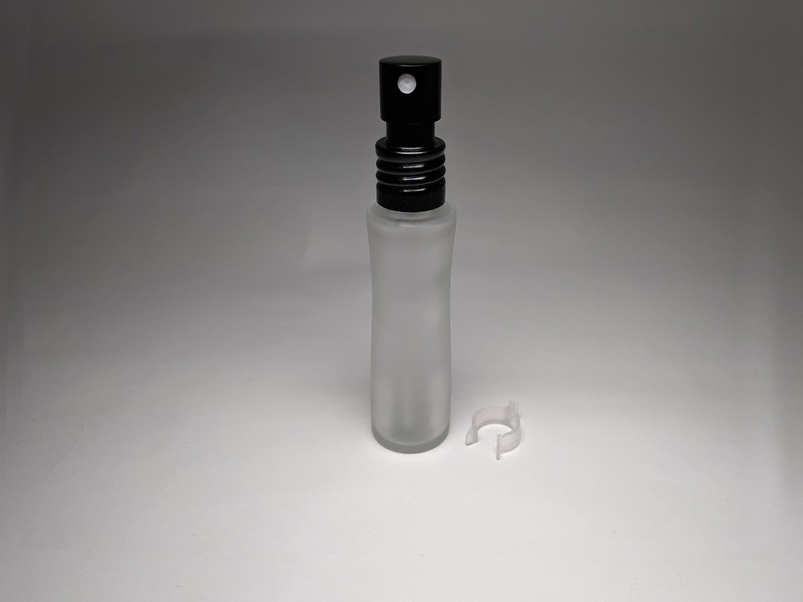 鋁製噴頭霧面玻璃香水試用瓶